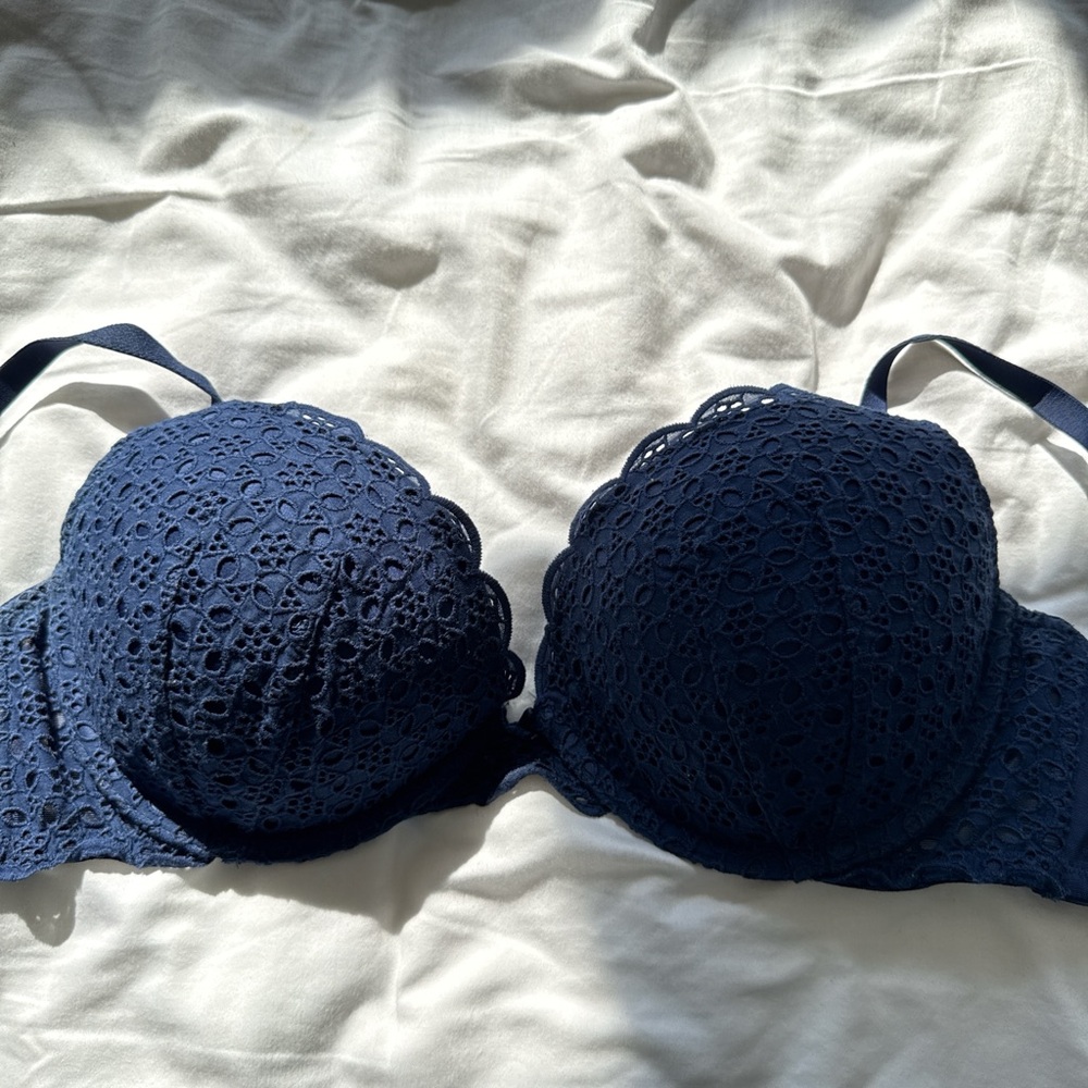 Victoria's Secret Midnight Blue Lace Lingerie